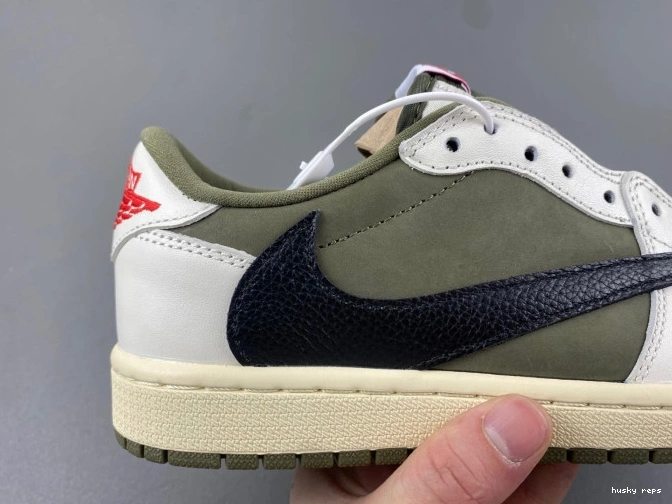 Cheap Husky DM7866-200 LOW 1 TRAVIS X AIR JORDAN MEDIUM OG OLIVE SCOTT 0728